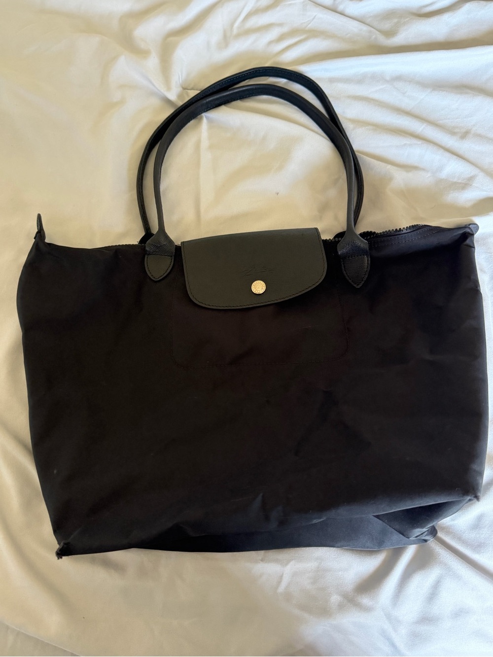 Longchamp large le Pilage tote bag-black